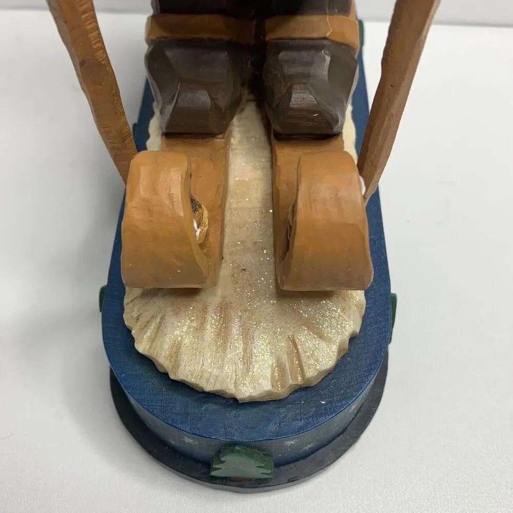 2000  David Frykman Santa On Skis With Geese Take A Gander #184/3500